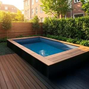 Piscine en kit en acier galvanisé - Modèle Mini - Piscine semi enterrée